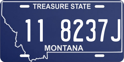 MT license plate 118237J