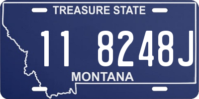 MT license plate 118248J