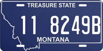 MT license plate 118249B