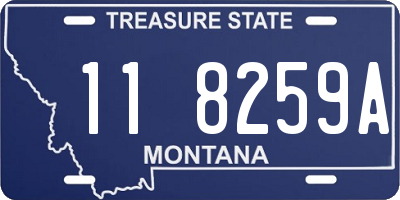 MT license plate 118259A