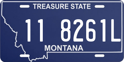 MT license plate 118261L