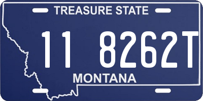 MT license plate 118262T