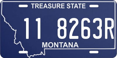 MT license plate 118263R