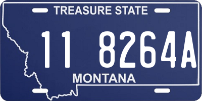 MT license plate 118264A
