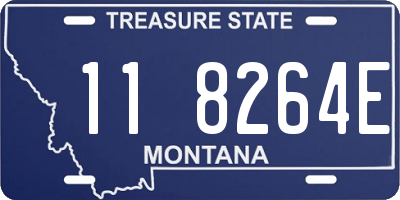 MT license plate 118264E