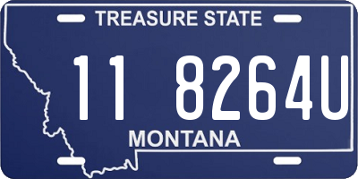 MT license plate 118264U