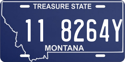MT license plate 118264Y