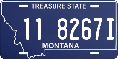 MT license plate 118267I