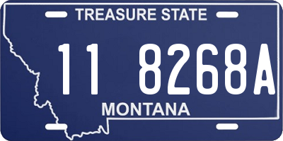 MT license plate 118268A