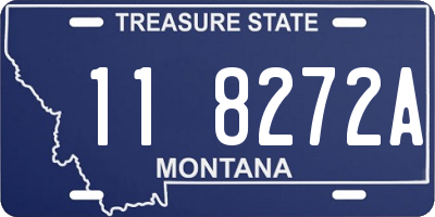 MT license plate 118272A