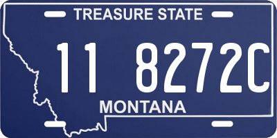 MT license plate 118272C