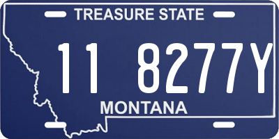 MT license plate 118277Y
