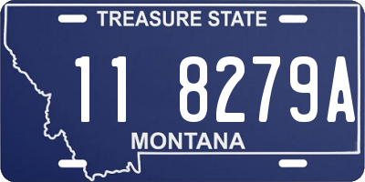 MT license plate 118279A