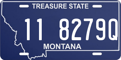 MT license plate 118279Q