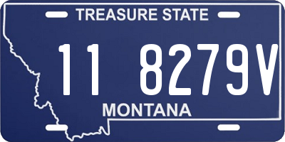 MT license plate 118279V