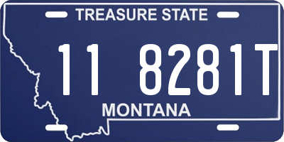 MT license plate 118281T
