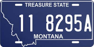 MT license plate 118295A