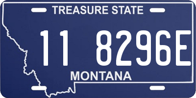 MT license plate 118296E