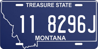 MT license plate 118296J