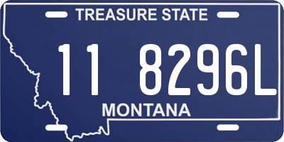 MT license plate 118296L