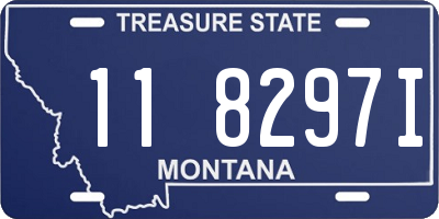 MT license plate 118297I