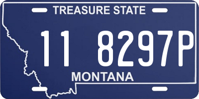 MT license plate 118297P