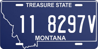 MT license plate 118297V