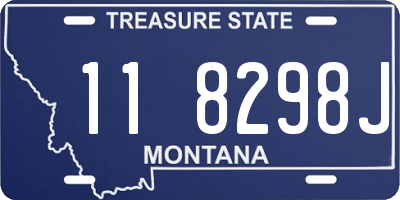 MT license plate 118298J