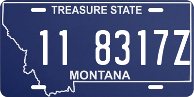 MT license plate 118317Z