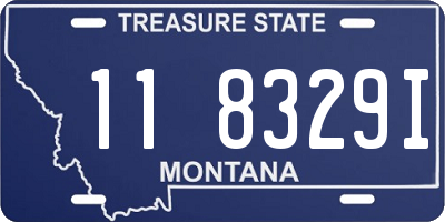 MT license plate 118329I