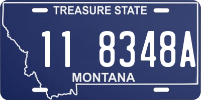 MT license plate 118348A