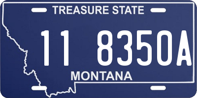 MT license plate 118350A