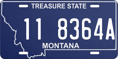 MT license plate 118364A