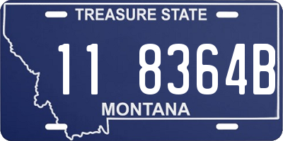 MT license plate 118364B