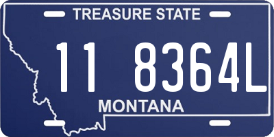 MT license plate 118364L