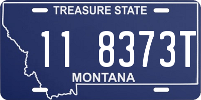 MT license plate 118373T