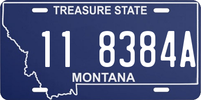 MT license plate 118384A