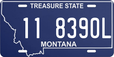 MT license plate 118390L