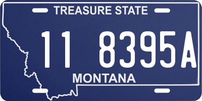 MT license plate 118395A