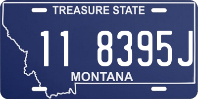 MT license plate 118395J