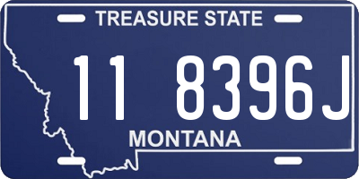 MT license plate 118396J