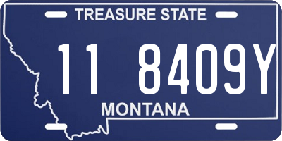 MT license plate 118409Y