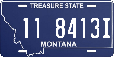 MT license plate 118413I