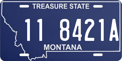 MT license plate 118421A