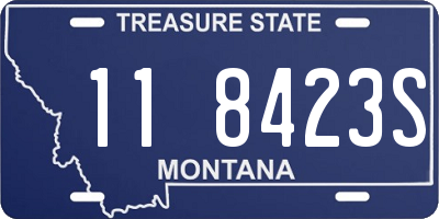 MT license plate 118423S