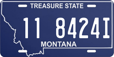 MT license plate 118424I