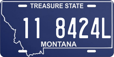 MT license plate 118424L