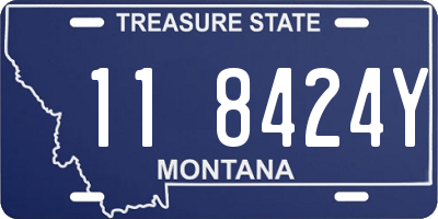 MT license plate 118424Y