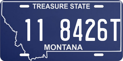 MT license plate 118426T