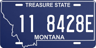 MT license plate 118428E